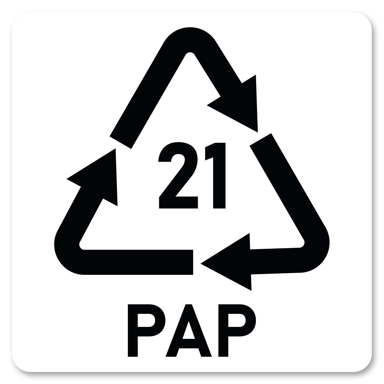 PAP 21 Symbol