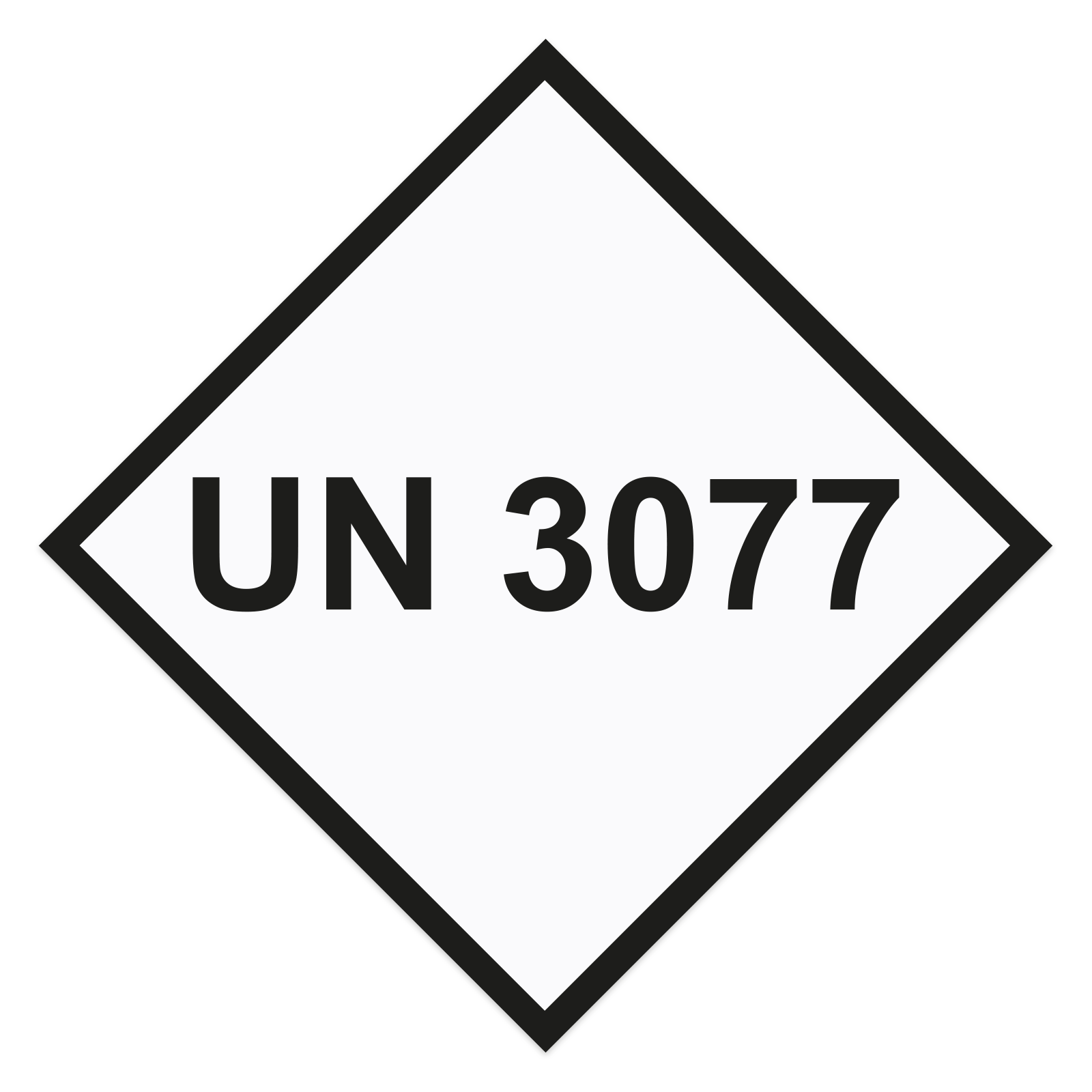 UN 3077 Etiketten