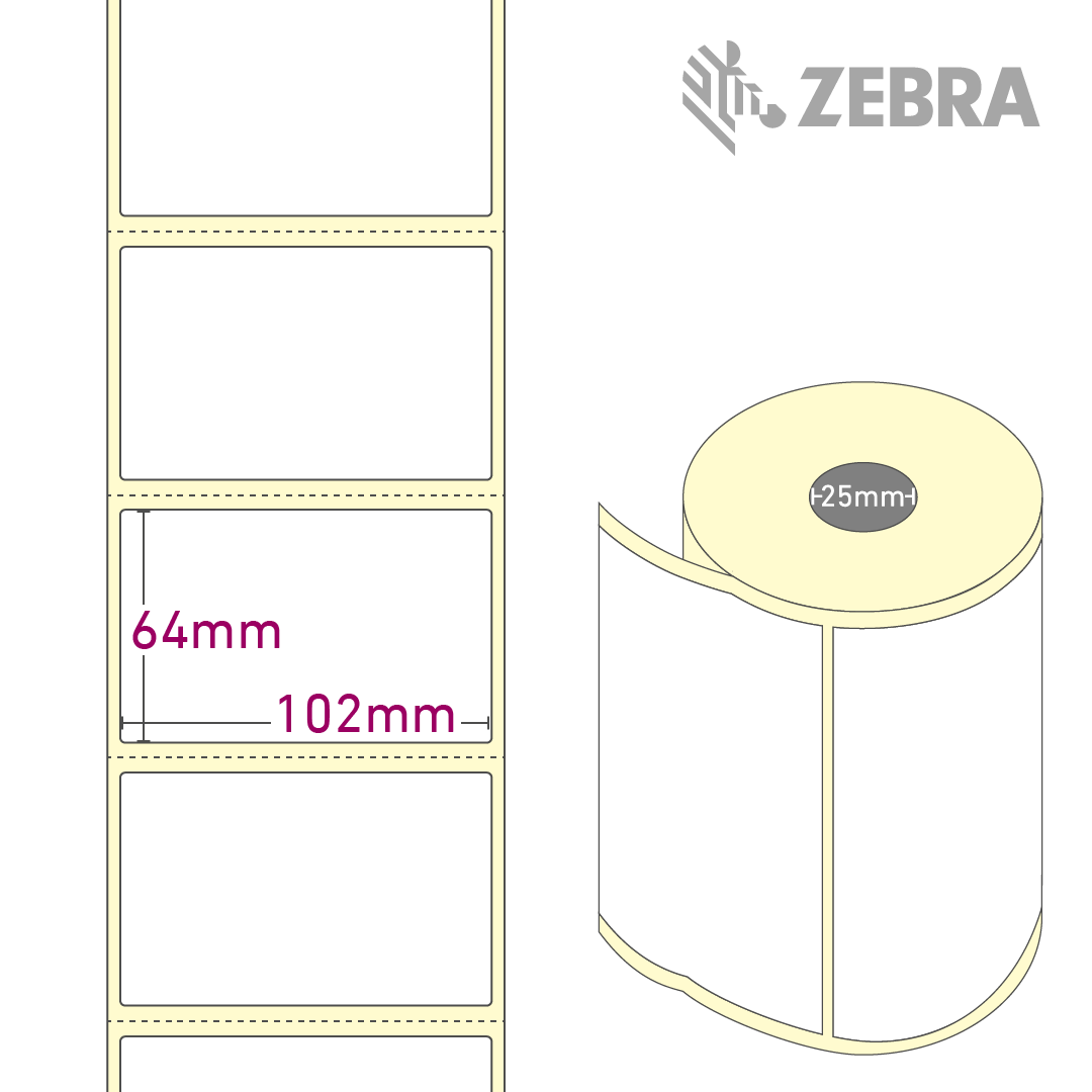 Z-Select 2000D 31 x 22mm, 1 Rolle à 2.780 Etiketten